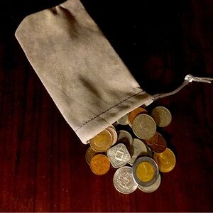 Over 50 World Coin Assortment Pouch